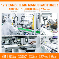 Film protecteur d'écran en hydrogel TPU chinois en gros, 0,17 mm, HD transparent, 120x180 mm, pour machine de découpe en usine
