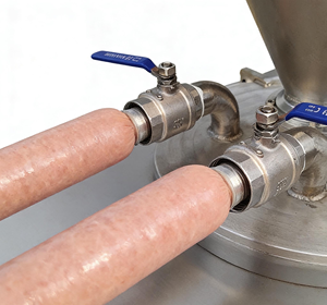 Machine à farcir les saucisses de porc, de bœuf, de poulet, de salami, de jambon et de hot-dogs avec des tubes de différentes tailles - Product Image 3