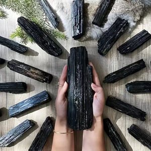 <span class=keywords><strong>Tormalina</strong></span> Nera Grezza Naturale di Grandi Dimensioni, <span class=keywords><strong>Pietra</strong></span> Minerale Grezza di Alta Qualità per Decorazione - Product Image 1