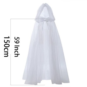 Regalo Creativo con Cappuccio Oversize, Mantello con Cappuccio per Halloween, Cappotto con Lacci, Costume Vintage per Cosplay, Mantello da Vampiro o <span class=keywords><strong>Sposa</strong></span> Vampira per Adulti - Product Image 4