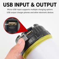 Großhandel Tragbarer LED-Suchscheinwerfer Laterne T6 100m Spotlight 315LM Seitenflutlicht Rotes Blinklicht 7,4V Powerbank