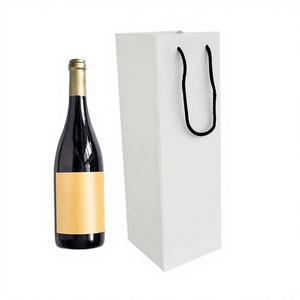 Bolsa de Compras de Vino de Papel Kraft con Impresión Personalizada en Huecograbado, con Materiales Reciclados para Uso Doméstico - Precio Económico al por Mayor - Product Image 4