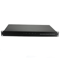 Boîtier de montage en rack 1U en aluminium brossé noir, extrusion de tôle, pour électronique, avec ventilation, IP54, ISO9001, ODM