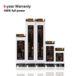 Alimentatore LED Sottile con 6 Anni di Garanzia, Trasformatore 100% Potenza, Mini IP67 Impermeabile, Alimentatore Switching LED 12v 24v DC - Product Image 2