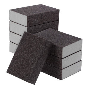 Bloc de ponçage pour <span class=keywords><strong>bois</strong></span>, éponge de ponçage pour cloisons sèches, éponge <span class=keywords><strong>abrasive</strong></span> flexible, éponge de ponçage double face, bloc de polissage humide et sec - Product Image 5