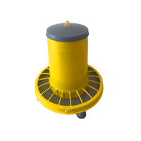 Mangeoires de haute qualité à capacités variées 20L 22L 12L pour poulets, mangeoire automatique pour animaux d'élevage avec pieds