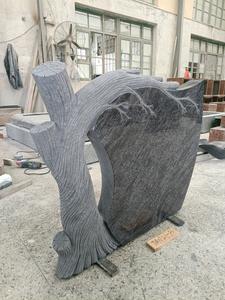 <span class=keywords><strong>Prix</strong></span> d'usine, arbre en granit bleu des Bahamas avec <span class=keywords><strong>gravure</strong></span> pour cimetière, design avec pierres tombales - Product Image 5