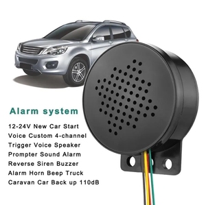 Auto-Start anpassbare Stimme Lautsprecher Vorrichtender Ton Alarm Umkehr Sirene Buzzer Alarm Horn Pieper für Lkw Wohnwagen Auto als Rückschutz - Product Image 4