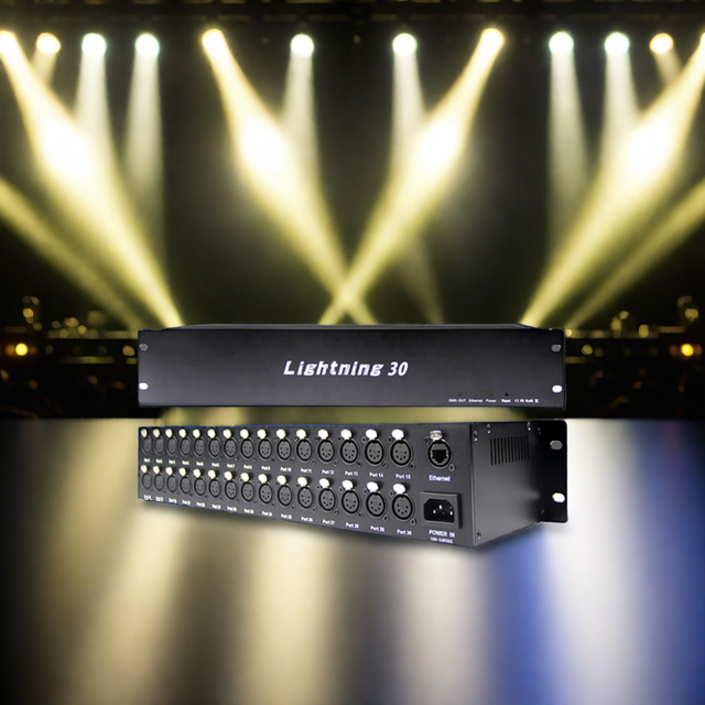 Ibestwork Manual DMX512 12-30 Port RGB LED Light Controller for Night Clubs Stage Events & Parties with Artnet Support