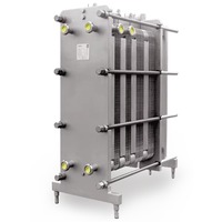 Échangeur de chaleur à plaques en acier inoxydable 304/316L, état neuf, pompe centrale pour machines à boissons, jus et lait
