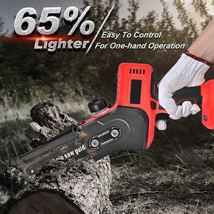 Электрическая цепная пила sujineng, 7 дюймов, 4,0 Ач, беспроводная цепная пила для левой руки, электрические ножницы для обрезки - Product Image 5