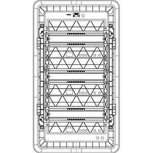 Vimar V53136.B 36M Cuadro de Distribución Empotrado con Carril DIN Blanco 3 Módulos Plástico IP40 - Product Image 3