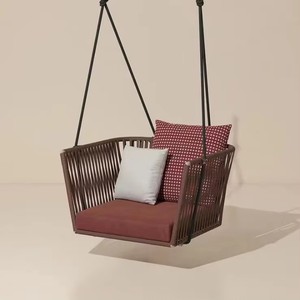 Fauteuil suspendu en rotin personnalisable haut <span class=keywords><strong>de</strong></span> gamme pour jardin, terrasse et cour, idéal pour se prélasser au <span class=keywords><strong>soleil</strong></span> - Product Image 2