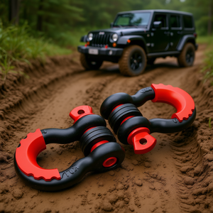 Manille de récupération en D 3/4 po en acier allié avec goupille à vis, robuste pour Jeep et camion, résistance à la rupture de 62832 lb - Product Image 3