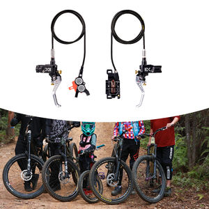 Ensemble de freins à disque hydrauliques FEREI XII à 4 pistons, 180-220 mm, DH/<span class=keywords><strong>Enduro</strong></span>, VTT, descente, vélos de montagne, alliage d'aluminium, acier inoxydable - Product Image 1