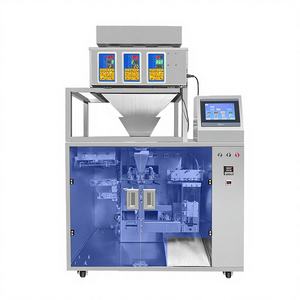 Food Granule Horizontal Pouch <b>Filling</b> Packaging Machine for Nuts Rice <b>Beans</b> Seeds Automatic Belt Type Plastic <b>Bags</b> - Product Image 1