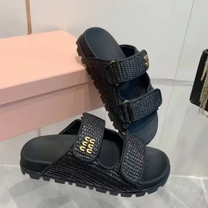 Sandales d'été plates antidérapantes en cuir véritable à lacets pour femmes, idéales pour les vacances en bord de mer - Product Image 3
