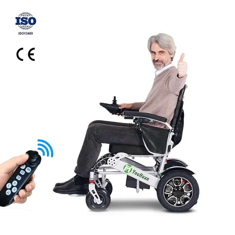 2021 NUOVO Pieghevole Leggero Elettrico Produttore di Portatori di Handicap Disabili sedia a rotelle