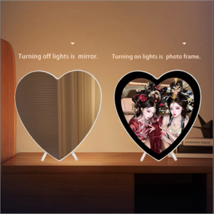 Cadre photo LED en plastique effet miroir magique, style <span class=keywords><strong>Art</strong></span> Déco, motif nature morte mobile, impression d'<span class=keywords><strong>art</strong></span> mural encadrée - Product Image 4