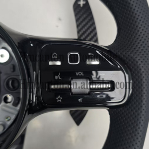Nuevo Producto en Oferta: Cuero Perforado de Fibra de Carbono para Volante de Mercedes Benz W177 W213 W204 W205 W211 C257 AMG - Product Image 2