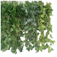 Fleurs de vigne suspendues, verdure artificielle, effet de taches blanches froideuses, pour la décoration de la maison, des festivals, des fêtes, des murs, des mariages et des plafonds