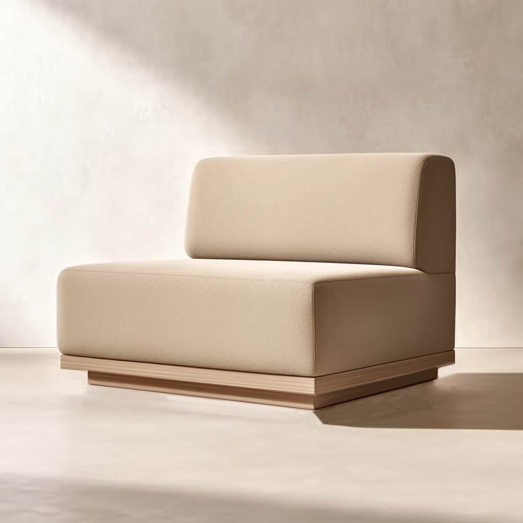 Outdoor Furniture Garden Sofa Modern Sofa  Patio Furniture Set Solid Teak  Frame Garden  Sofa Set