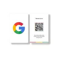 Código QR Personalizado TapFive para Reseñas Instantáneas y Rápidas para Propietarios de Restaurantes y Tiendas, Tarjeta PVC NFC para Publicidad en TikTok, Facebook y Google