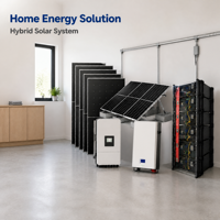 Sistema de Energía Solar Híbrido para Uso Doméstico de 5kW 10kW 20kW 30kW, Kit Completo de Paneles Solares
