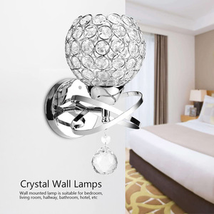 Lámpara de pared moderna minimalista de hierro y cristal con interruptor de cadena para dormitorio, mesita de noche, sala de estar, <span class=keywords><strong>escalera</strong></span> y pasillo - Product Image 4