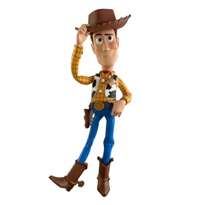 Búp Bê Màu Đỏ Lưới Điêu Khắc Gỗ Cảnh Sát Trưởng Sợi Thủy Tinh Trang Trí Nhà Cửa - Product Image 3