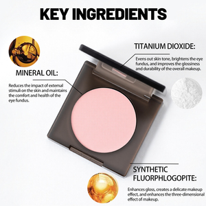 Rubor Vegano Portátil al por Mayor con Logotipo Personalizado, 4 Colores, Rubor Hidratante Mezclable <span class=keywords><strong>para</strong></span> Todo Tipo de <span class=keywords><strong>Piel</strong></span> - Product Image 3