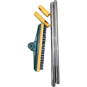Three-in-One Toilet <strong>Cleaning</strong> <strong>Floor</strong> <strong>Brush</strong> with Long Handle Hand Design for Bathroom Tile <strong>Floor</strong> Slit Wall Corner Gap Brushing - Product Image 6