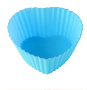 Dụng Cụ Nướng Bánh Mini Bằng Silicon Cốc Nướng Bánh Có Thể Tái Sử Dụng Khuôn Bánh Muffin Nhiều Hình Hoa Hồng Tình Yêu Không Dính