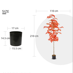 <span class=keywords><strong>Pera</strong></span> amarilla artificial 210cm plantas artificiales Faux <span class=keywords><strong>Bonsai</strong></span> planta en maceta para boda interior hogar sala <span class=keywords><strong>de</strong></span> estar Decoración - Product Image 6