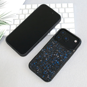 Funda de Teléfono Rígida de Carbono Forjado OEM ODM de Fábrica, con Acabado Brillante <span class=keywords><strong>y</strong></span> Diseño de Remolino Granulado, Carbono de <span class=keywords><strong>Fibra</strong></span> Cortada para Smartphone con Personalización de Marca - Product Image 4