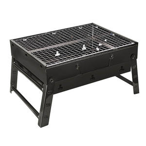 Barbecue d'extérieur Qianxin pour 3 à 5 personnes, barbecue au charbon de bois portable, épaissi, sans fumée, antiadhésif, pour rôtir la viande - Product Image 2