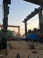 1200 tonnes moteur diesel Cummins toutes roues dirigées type à cheval opération stable grue de levage de voyage marin bateau mobile/grue de bateau