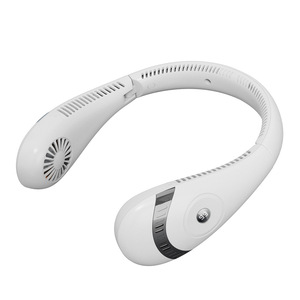 <span class=keywords><strong>Ventilateur</strong></span> portable USB en plastique à porter autour du cou, style paresseux, avec affichage numérique, pliable, silencieux, sans pales, pour extérieur, batterie longue durée - Product Image 5