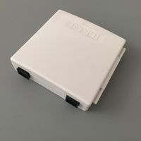Caja de Roseta de Fibra Óptica FIBERVISION FZ02F de 2 Puertos SC/APC, Caja NAP de ABS+PC, Punto de Acceso a la Red
