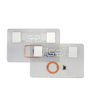 RFID Dual Frequency Card HF F08 Plus UHF Alien H3 Combined Hybrid Access Control Card