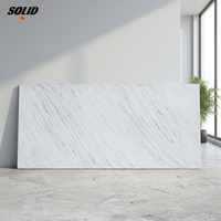 Plaque de marbre brillante pour la décoration murale intérieure, panneau de marbre de bonne qualité, plaque de surface solide en marbre