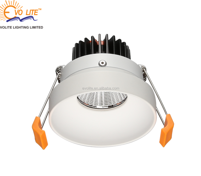 Hot 24V RGBCW Smart Led Spot 8W LED  Down Light Dali DMX512 RGBCW  controller Dimmable Ceiling Recessed Hotel  COB LED Downlight