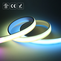 RAYMATES Nouveau Design UL COB Bande Lumineuse IP67 Étanche Colorée Numérique RGBCW Bande LED 5 en 1 Bande LED Flexible 24V COB