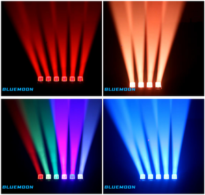 إضاءة عالية 4 في 1 6*40W مسرح تحكم mx512 عرض مسرح سينما معماري مؤتمر صحفي أدى ضوء - Product Image 4