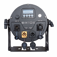 Projecteur LED Par Can 6-en-1 RGBWA UV 12x18W pour extérieur, éclairage de scène DMX LED 6-en-1, projecteur LED Slim Par IP65
