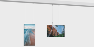Écran d'affichage publicitaire commercial LCD super lumineux INSOVISION, monté sur le côté de la fenêtre, pour affichage de posters - Product Image 4