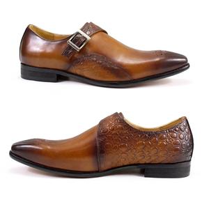 Chaussures pour hommes en cuir véritable, chaussures de mariage, chaussures de bureau, chaussures tendance, à bout fermé, imperméables, brillantes, style britannique, sportives, à lacets, toutes occasions - Product Image 4