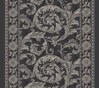 Moquette de luxe mur à mur en nylon tufté avec motif abstrait imprimé, modèle personnalisé pour chambre d'hôtel et couloir, antidérapante, fabriquée à la machine