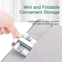 Nuevo Soporte Plegable Portátil para Teléfono Móvil, Resistente al Agua, Material ABS, Altura Ajustable, Fácil Instalación, para Smartphone