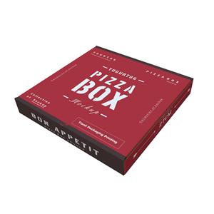 Cajas de Cartón Corrugado Reciclables para Pizza, Empaque de Alimentos con Impresión Flexográfica, Cartones Ecológicos de Grosor Personalizado, OEM - Product Image 1